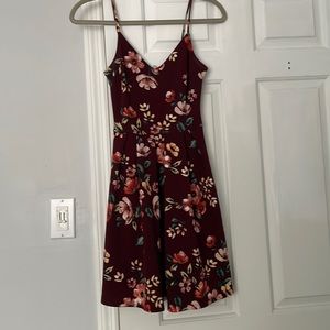 Soprano Maroon floral dress